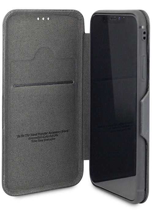 Чехол-книжка Puloka для iPhone Xs Max на магните черная